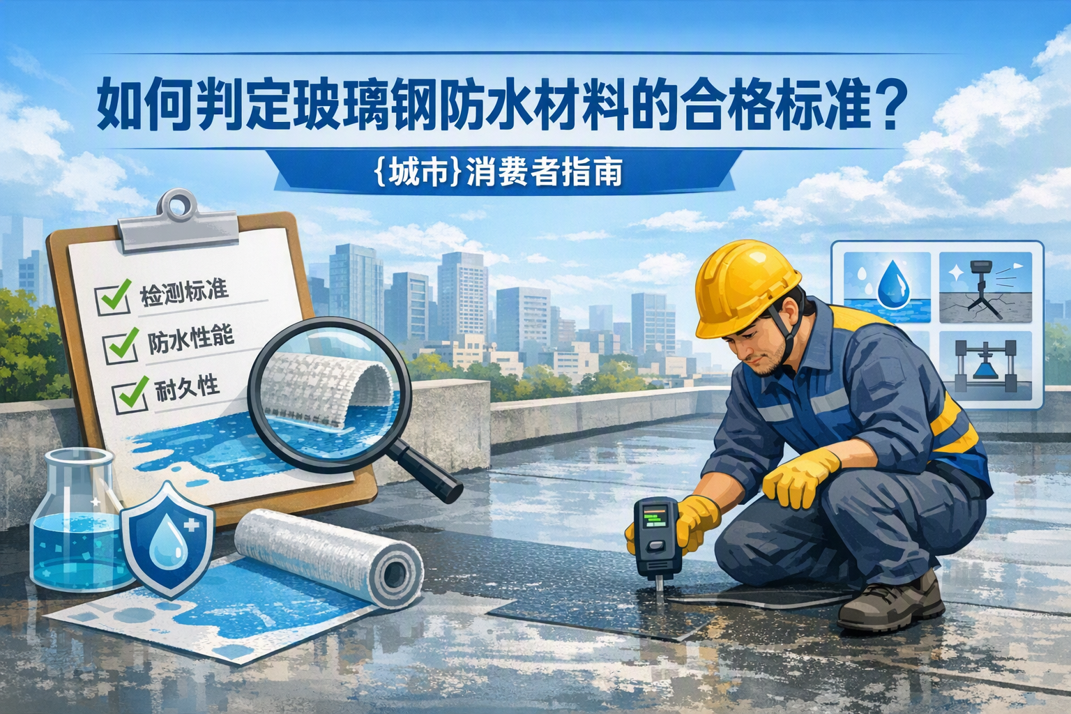 如何判定玻璃钢防水材料的合格标准？ 长治 消费者指南