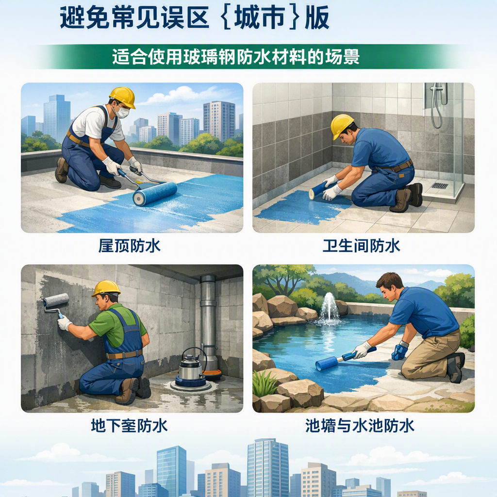 玻璃钢防水材料施工注意事项，避免常见误区 长治 版