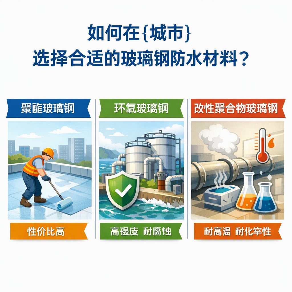 如何在长治选择合适的玻璃钢防水材料？