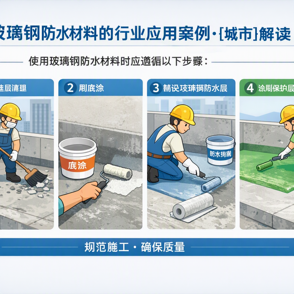 玻璃钢防水材料的行业应用案例，长治解读